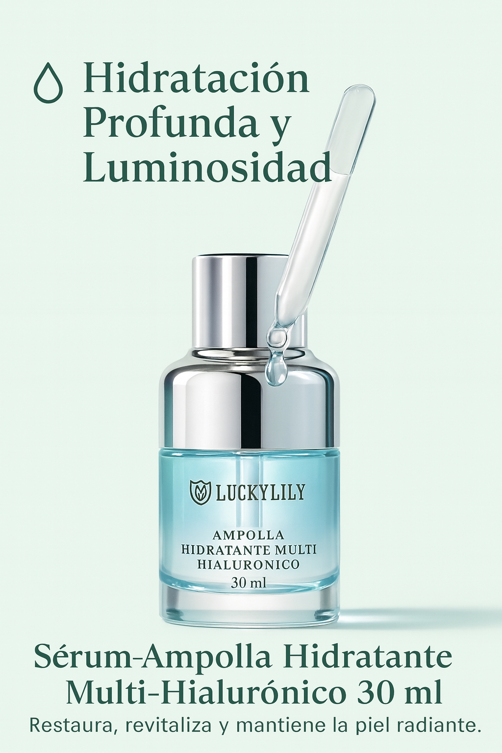 Sérum Ampolla Hidratante Multi-Hialurónico 30 ml | LuckyLily