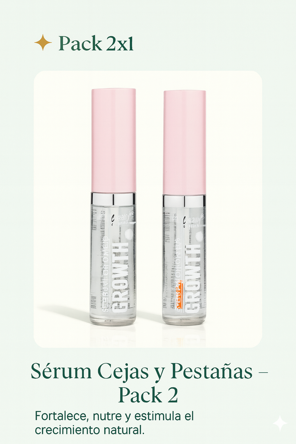 Pack 2 Sérum Cejas y Pestañas | GROWTH